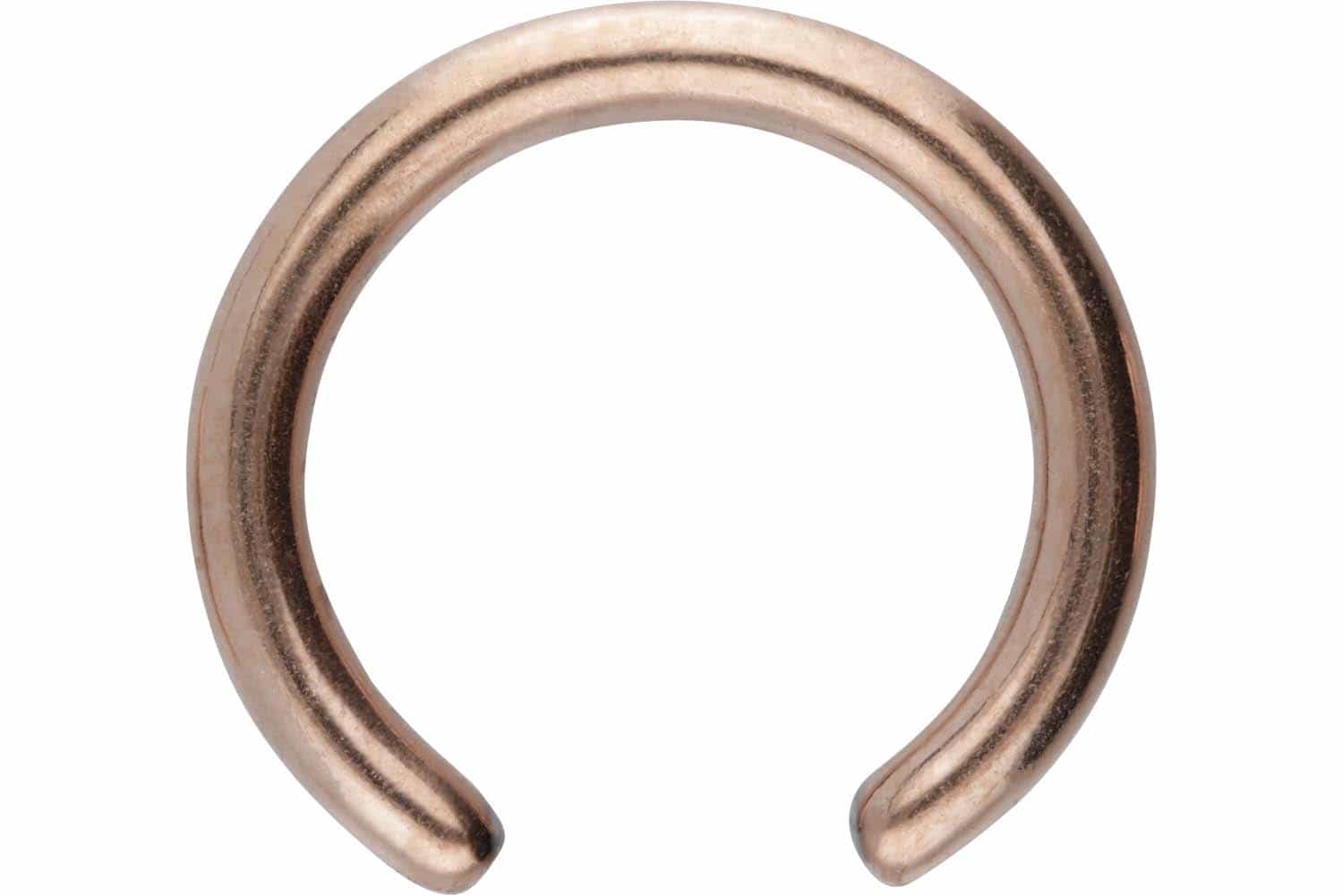 Chirurgenstahl Klemmkugelring Piercing ohne Kugel